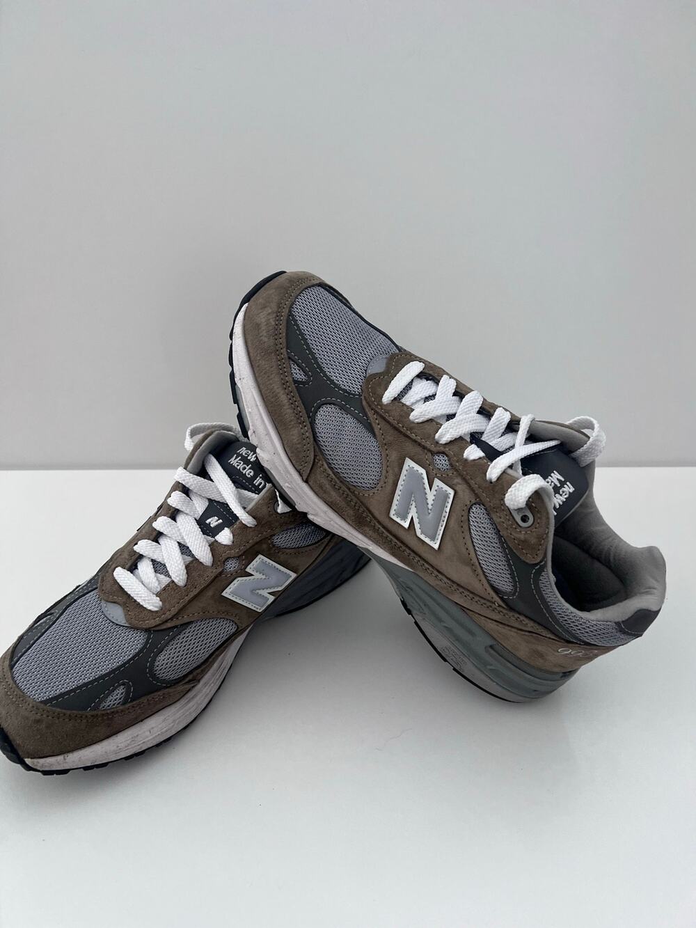 New Balance 993 Size 9 Made in USA Heritage Pack - Covert Green Clean